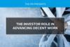 The investor role in advancing decent work