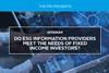 Do ESG Information Providers Meet the Needs of Fixed Income Investors