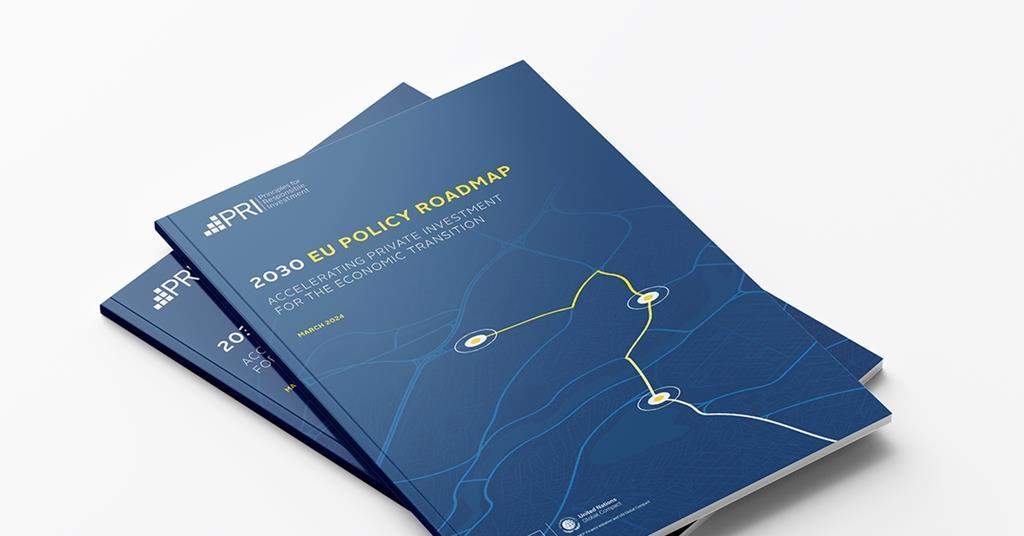 PRI s 2030 EU Policy Roadmap: Accelerating private investment for the