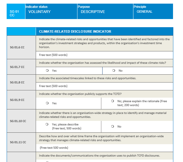 Tcfd-based Reporting To Become Mandatory For Pri Signatories In 2020 