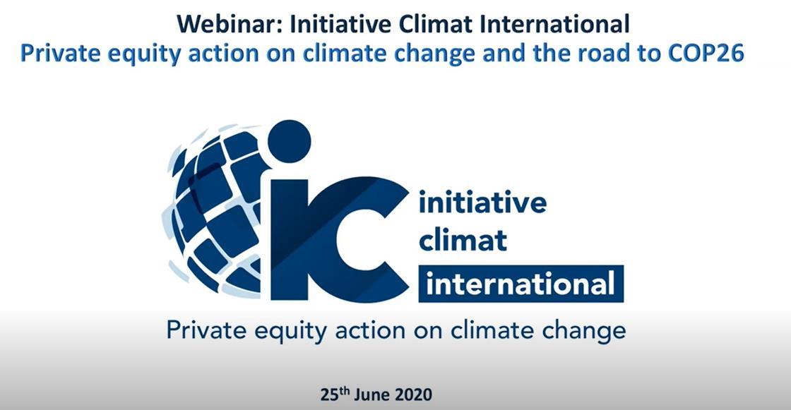 The initiative Climat International private equity action on climate