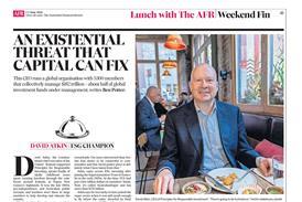 Lunch with David Atkin © Australian Financial Review 01/06/2024