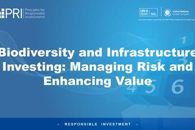 生物多样性和基础设施投资