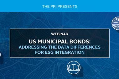 US municipal bonds - addressing the data differences for ESG integration