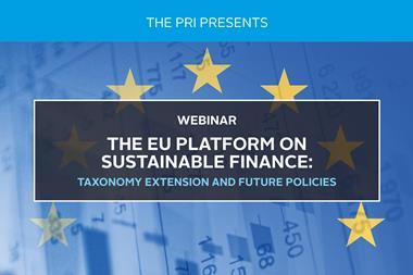 The EU Platform on Sustainable Finance - Taxonomy extension and future policies