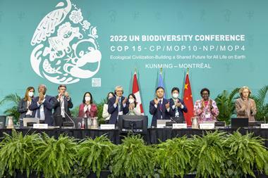 COP15: Adoption of the Kunming-Montreal Framework at COP15, 19th December, 2022