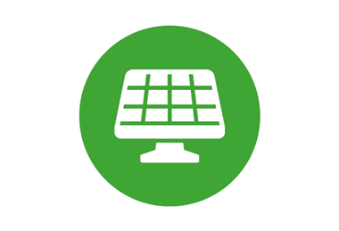 市场地图可再生能源标志