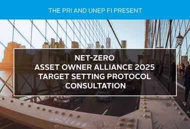 Net-Zero Asset Owner Alliance 2025 Target Setting Protocol Consultation