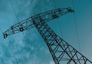 天空电力塔电压云复制小