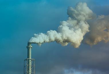 一个工业堆栈烟雾烟进入Air 45406255 Copy