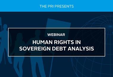 Human rights in sovereign debt analysis