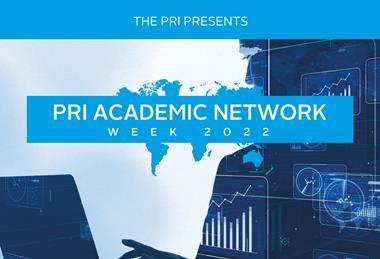 PRI Academic Network Week 2022