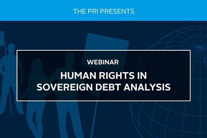 Human rights in sovereign debt analysis