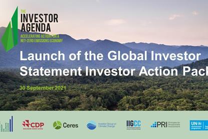 Launch of the Global Investor Statement Investor Action Pack