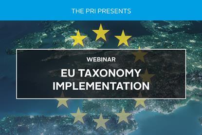 EU taxonomy implementation