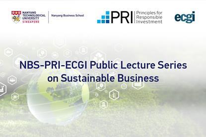 NBS-PRI-ECGI Public Lecture Series on Sustainable