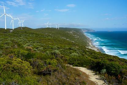 Wind turbines by sea