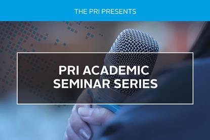 PRI Academic Seminar Series
