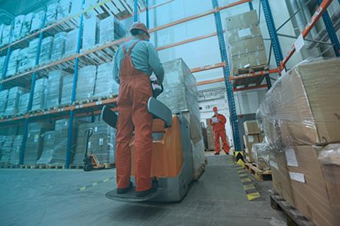 Goods delivery forklift loader 82666009 copy