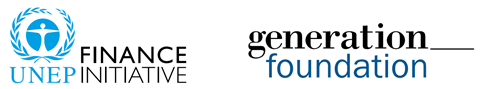 UNEP FI and Generation Foundation logos