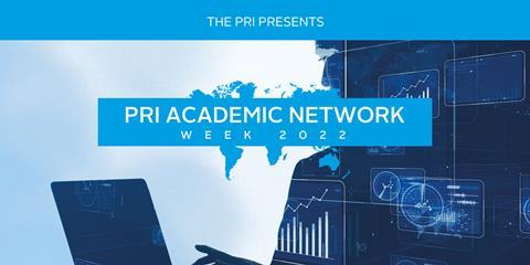 PRI Academic Network Week 2022