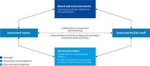 Example of an organisation’s governance around climate-related risks and opportunities