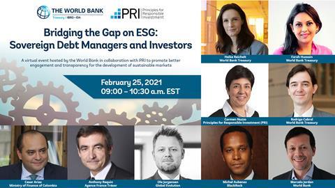 Sovereign debt managers and investors: bridging the gap on ESG