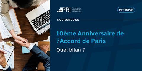 10ème Anniversaire de l’Accord de Paris – Quel bilan  Banner