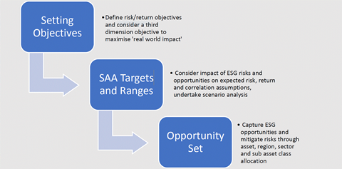 Embedding ESG into SAA frameworks
